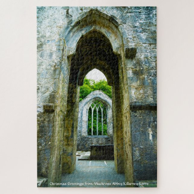 Killarney Muckross Abbey. Kerry Ireland. Jigsaw Pu Jigsaw Puzzle (Vertical)