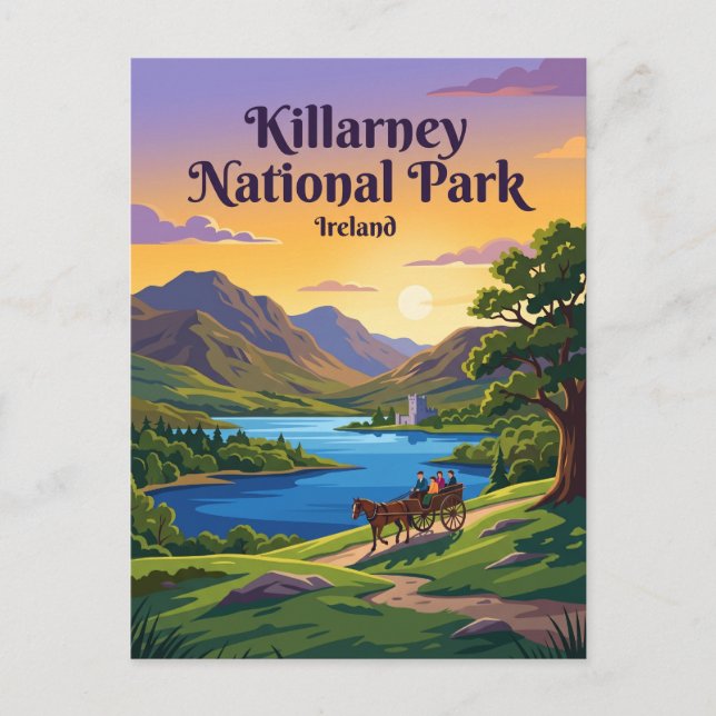 Killarney National Park Ireland Postcard (Front)