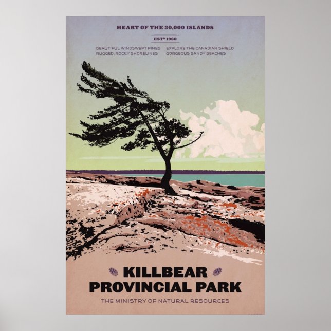 Killbear Provincial Park Poster (Front)