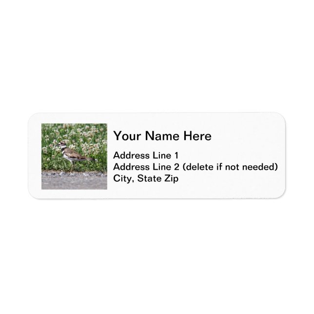 Killdeer Return Address Label (Front)