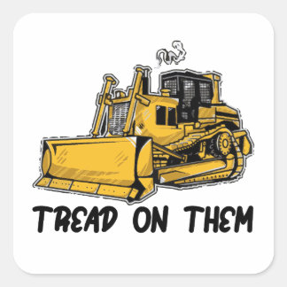 Killdozer - Sometimes Reasonable Men Must Do Unrea Square Sticker
