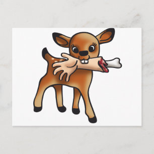 Killer Bambi Postcard