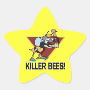 Killer Bees Star Sticker