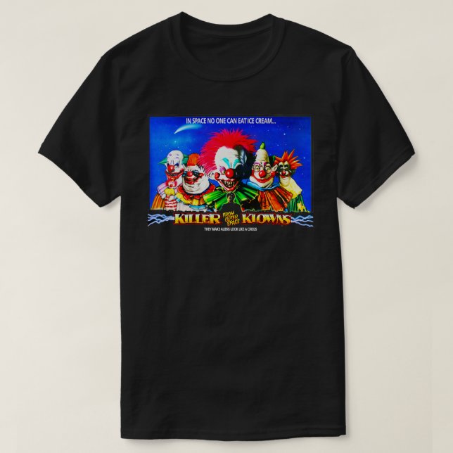 Killer Clowns From Outer Space T-Shirt (Design Front)