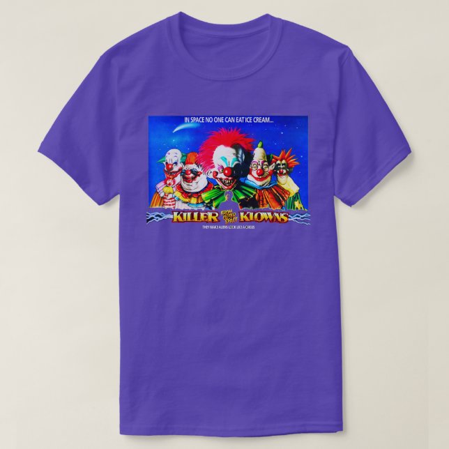Killer Clowns From Outer Space T-Shirt (Design Front)
