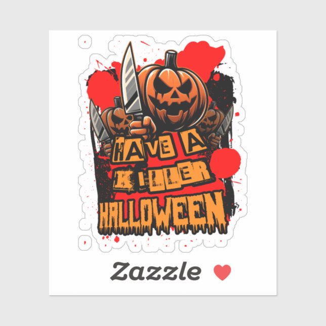 Killer Halloween Pumpkin (Sheet)