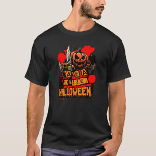Killer Halloween Pumpkin T-Shirt