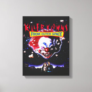 Killer Klowns Clowns From Outer Space Movie Horror Canvas Print
