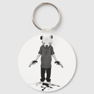 Killer panda key ring
