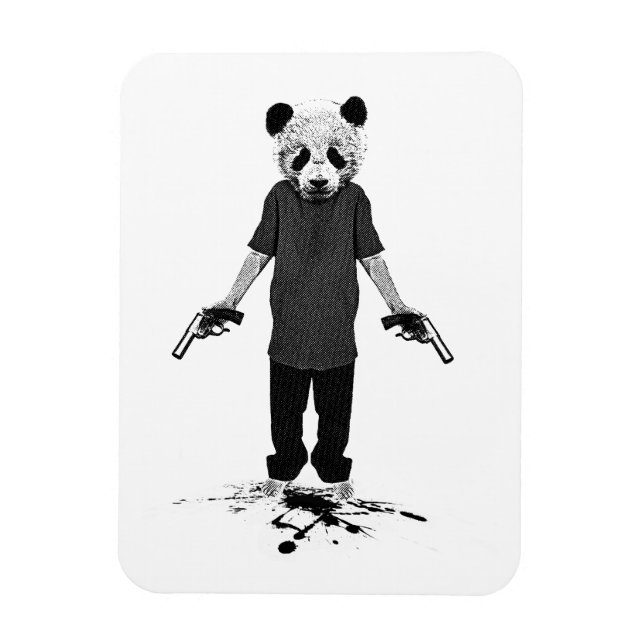 Killer panda magnet (Vertical)