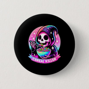 Killer Reaper Halloween Skeleton The Grim Reaper E 6 Cm Round Badge