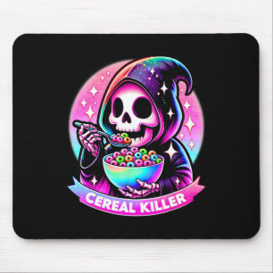 Killer Reaper Halloween Skeleton The Grim Reaper E Mouse Pad