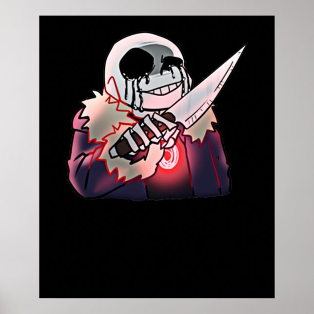 Killer Sans Undertale Poster (Front)