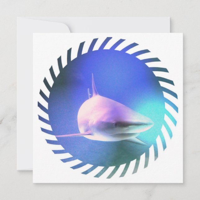 Killer Shark Invitation (Front)