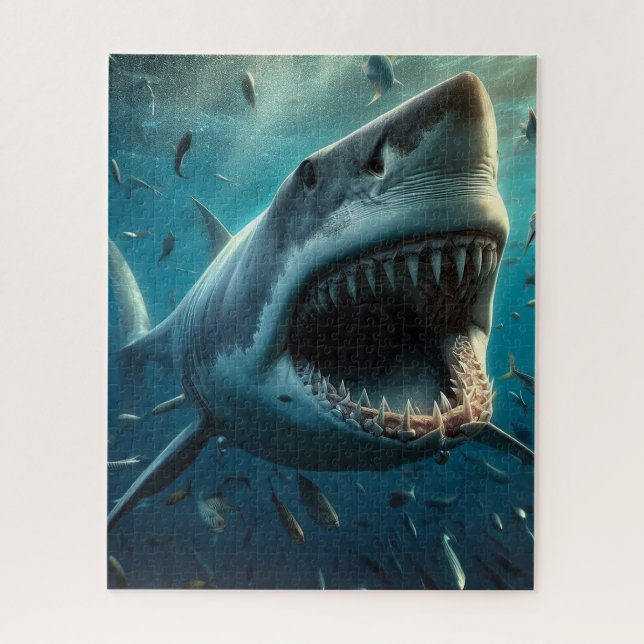 KILLER SHARK JIGSAW PUZZLE (Vertical)