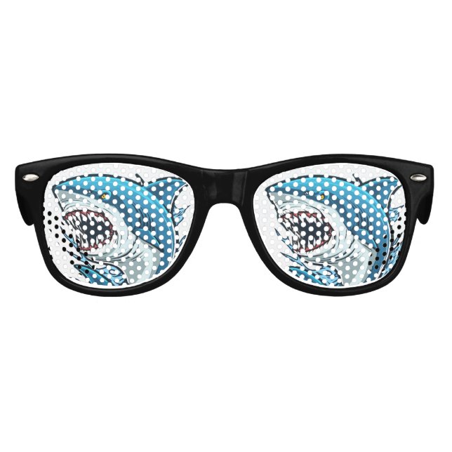 KILLER SHARK PARTY FUNGLASSES SUNGLASSES   (Front)