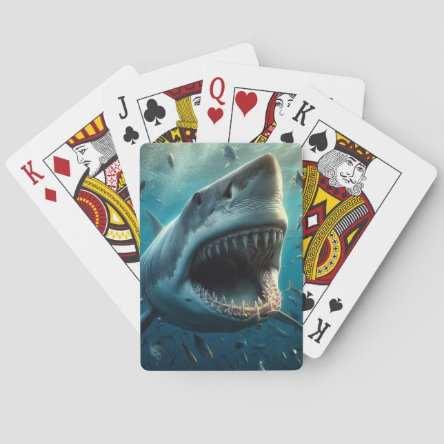 KILLER SHARK PLAYING CARDS (Back)