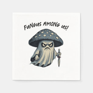 Killer 'Shroom – Spooky Ghost with Knife Napkin