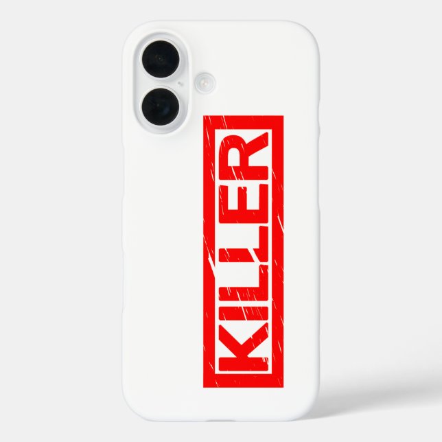 Killer Stamp Case-Mate iPhone Case (Back)