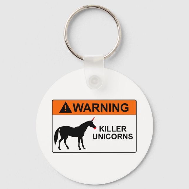 Killer Unicorns Key Ring (Front)