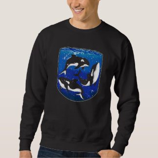 Killer Whale Animal Ocean Animal Orca Sweatshirt