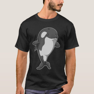 Killer whale at Yoga Fitness in Standing T-Shirt