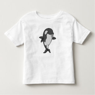 Killer whale at Yoga Fitness in Standing Toddler T-Shirt
