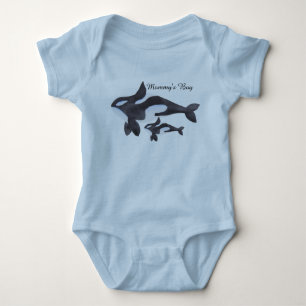 Killer Whale Baby Outfit Bodysuit