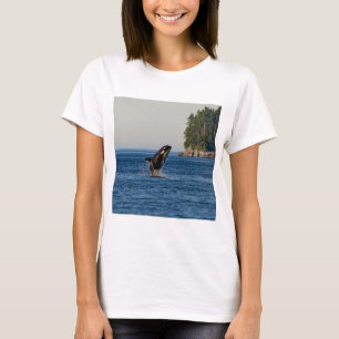 Killer Whale Breaching out of Ocean Water T-Shirt