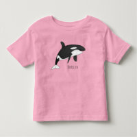 Killer whale cartoon illustration