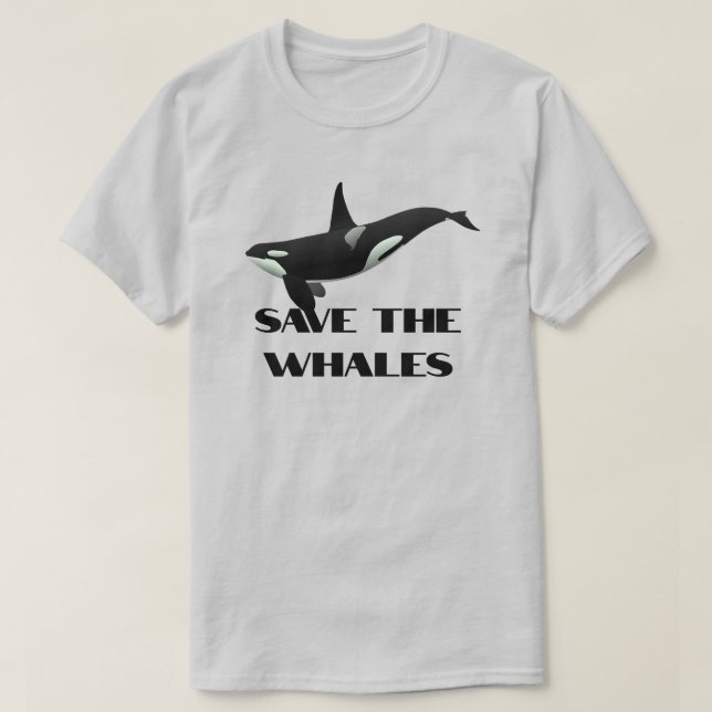Killer Whale Conservation T-Shirt (Design Front)