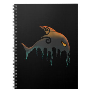 killer whale Halloween Notebook