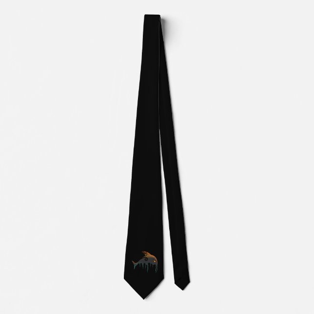 killer whale Halloween Tie (Front)