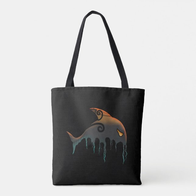killer whale Halloween Tote Bag (Back)