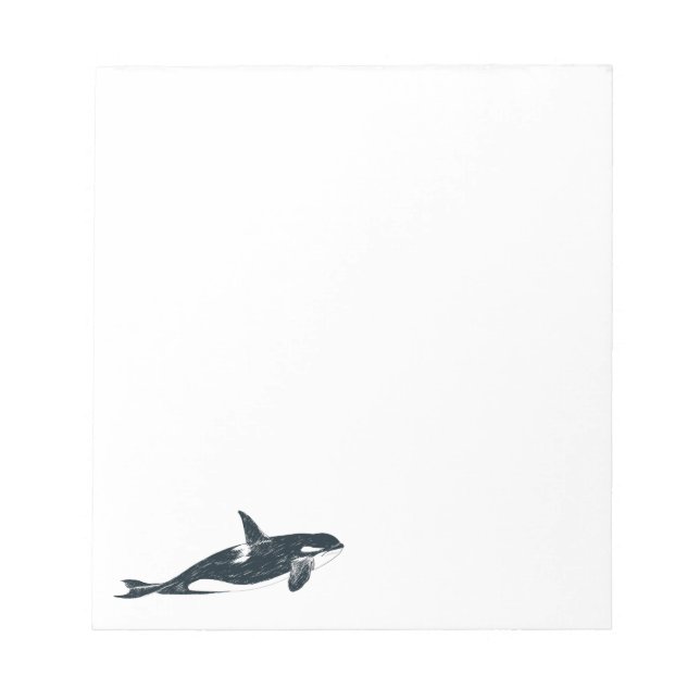 Killer whale notepad (Front)