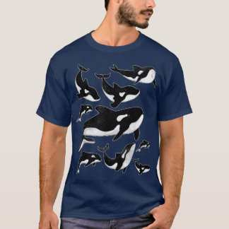 Killer Whale Ocean Animal Aquarist Gift Aquarium O T-Shirt