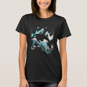 Killer Whale Ocean Swim Cool Animal Creature Orca T-Shirt