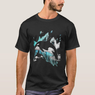 Killer Whale Ocean Swim Cool Animal Creature Orca T-Shirt