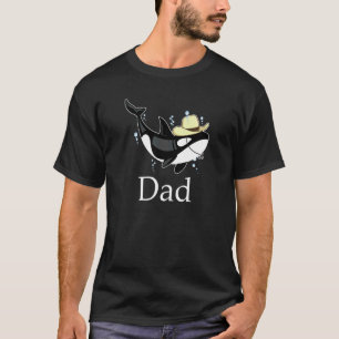Killer Whale Orca As Dad Matching For Fathers Day T-Shirt