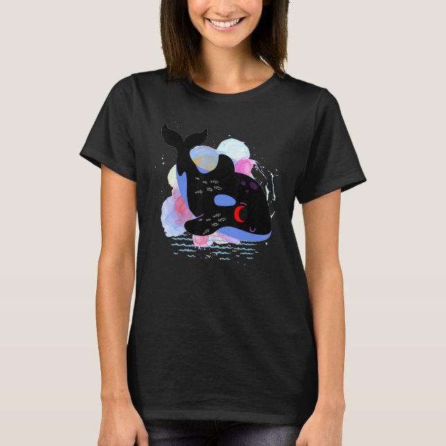 Killer Whale Orca,design orca ,Orca Family T-Shirt (Front)