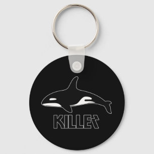 Killer Whale Orca of Death Key Ring