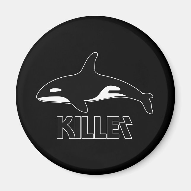 Killer Whale Orca of Death Magnet (Front)
