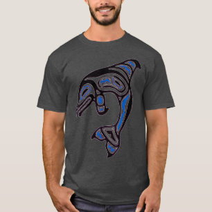 Killer Whale Orca Pacific NW Native American T-Shirt