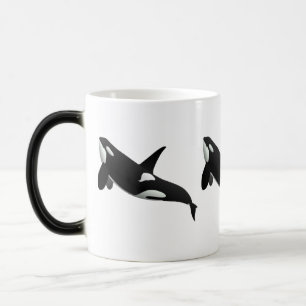 Killer Whale, Orcinus Orca Magic Mug