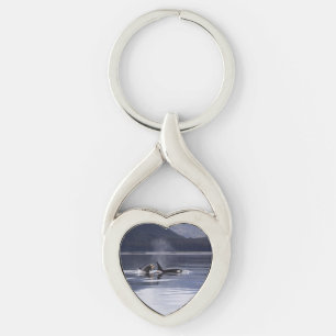 Killer Whales Key Ring