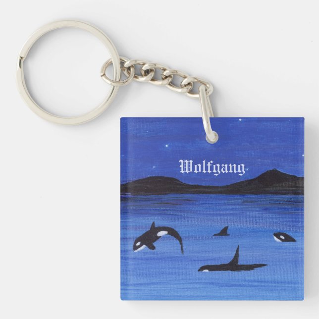 Killer Whales Keychain (Front)