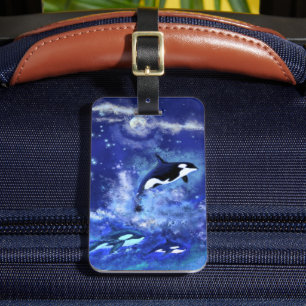 Killer Whales Luggage Tag