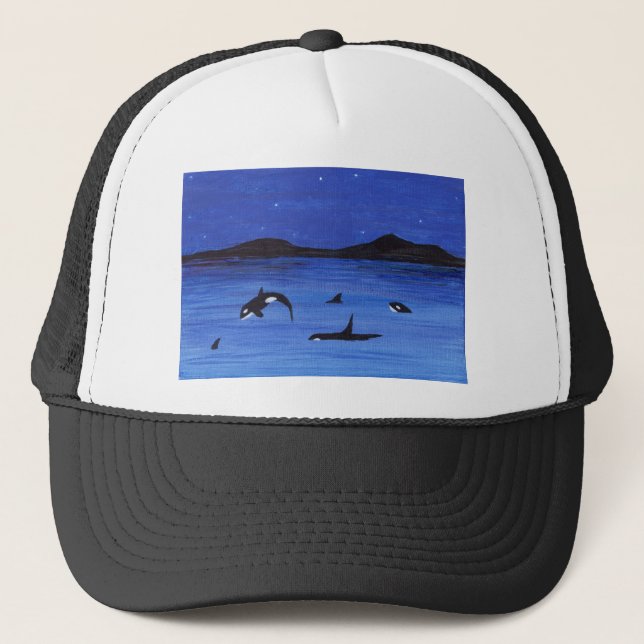 Killer Whales Trucker Hat (Front)
