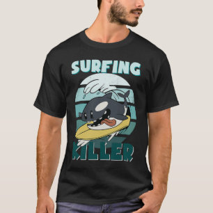 Killerwal Surf Ocean Men's Boys Children's Orca T-Shirt