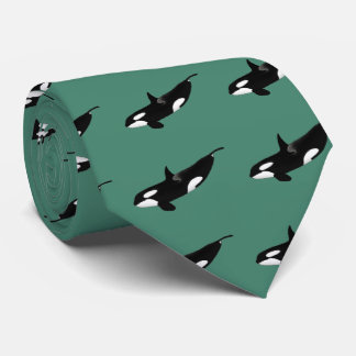 Killerwhale , Orcinus orca Tie